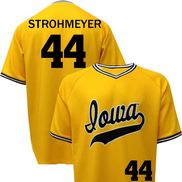 Iowa Hawkeyes Baseball Customized NIL Player Youth Jersey
