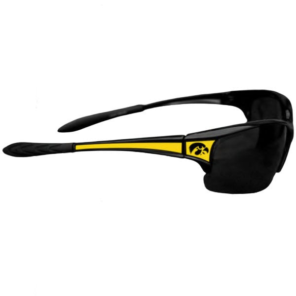 Iowa Hawkeyes Temple Elite Sunglasses