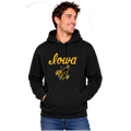 Iowa Hawkeyes Script Flying Hawk Hoodie