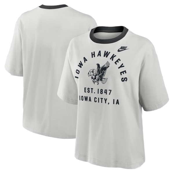 Iowa Hawkeyes Women's Boxy Tee Arch Script Tee