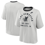 Iowa Hawkeyes Women's Boxy Tee Arch Script Tee