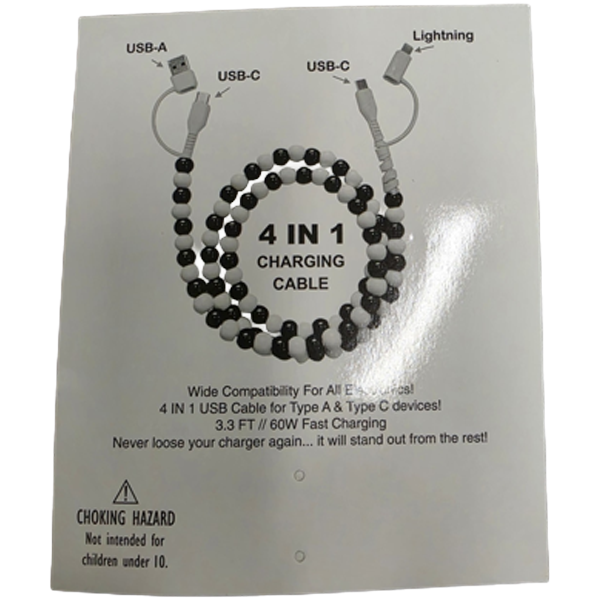 IOWA 4N1 CHARGING CABLE