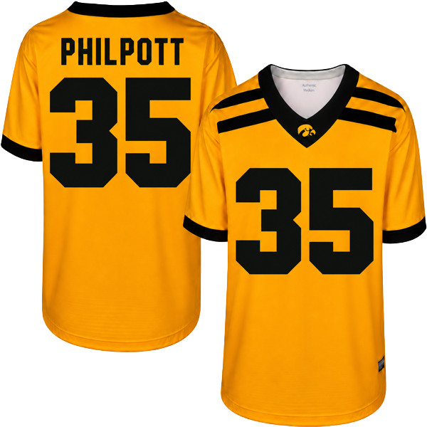 Iowa Hawkeyes Custom Football Player Jersey