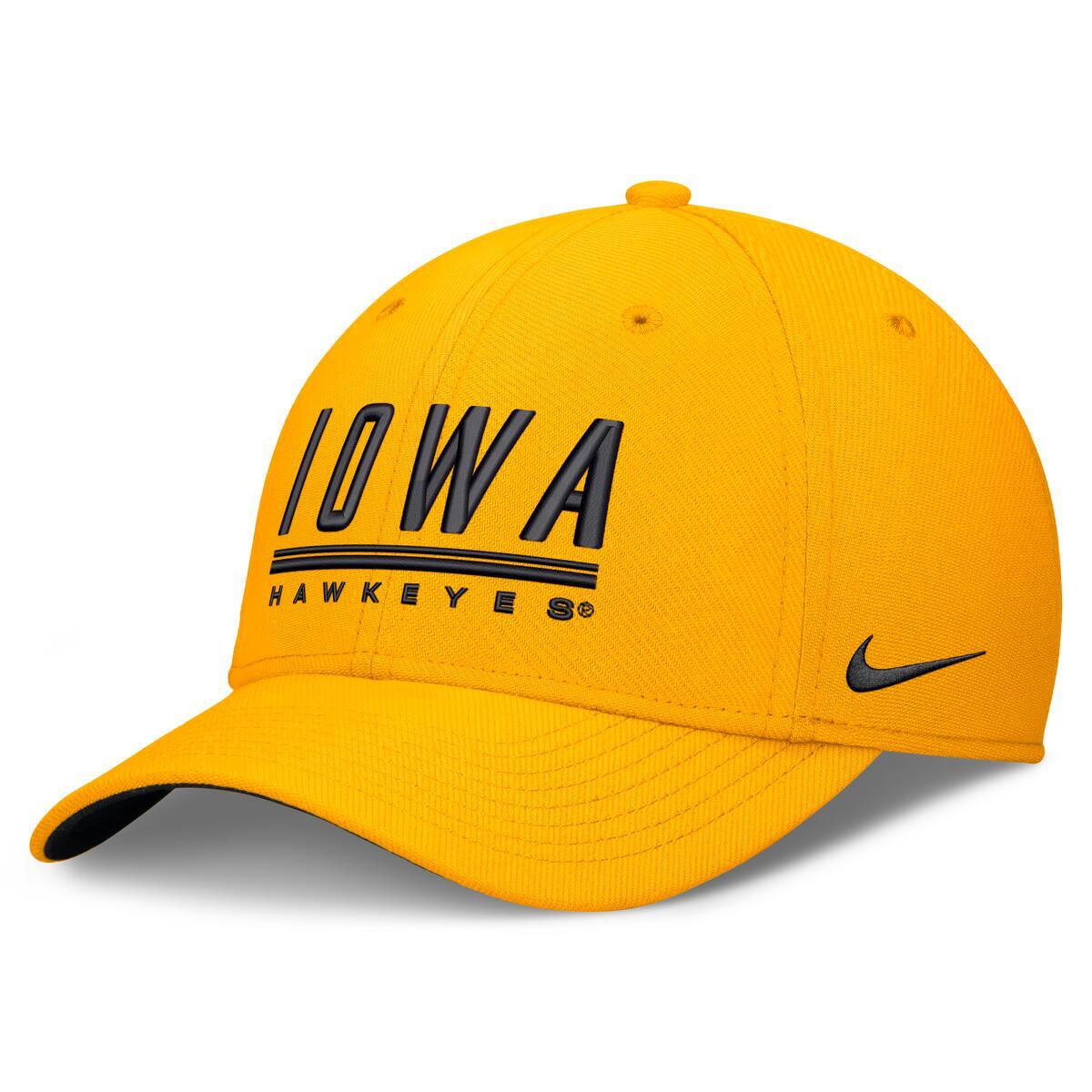 Nike Iowa Hawkeyes Wordmark Adjustable Hat