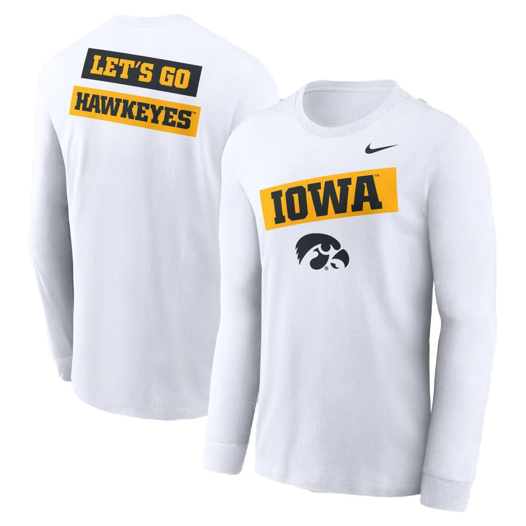 Iowa Hawkeyes Let's Go Long Sleeve Tee