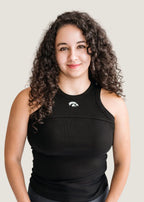 Iowa Hawkeyes Elizabeth Ribbed Tank