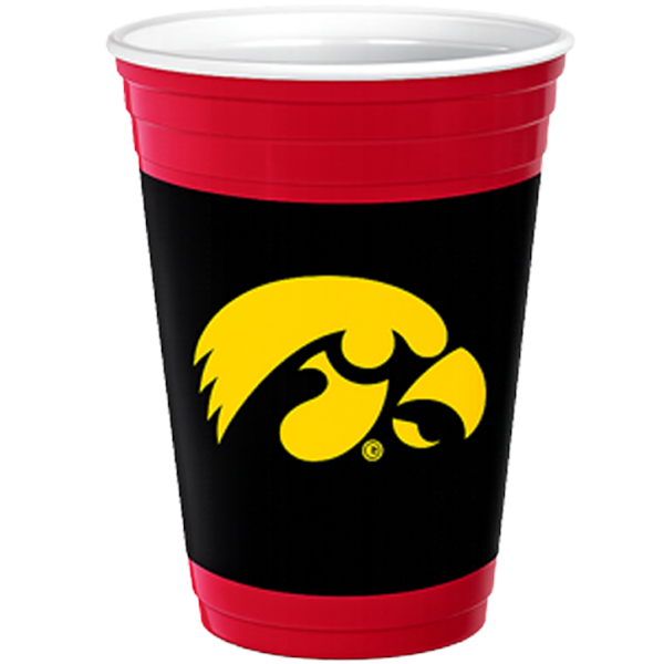 Iowa Hawkeyes Solo Cup Sleeve