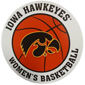 Iowa Hawkeyes Womens basketball 3" decal