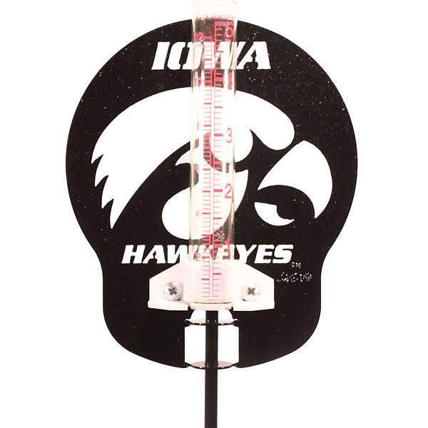 Iowa Hawkeyes Rain Gauge