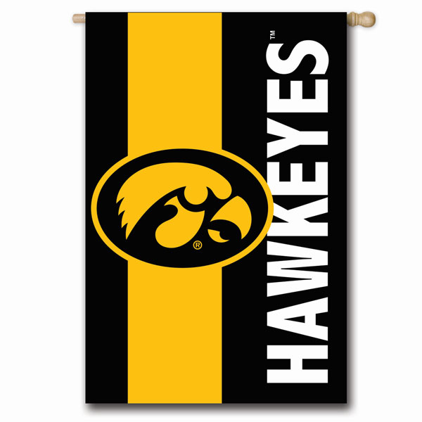 Iowa Hawkeyes Embellish Reg Flag
