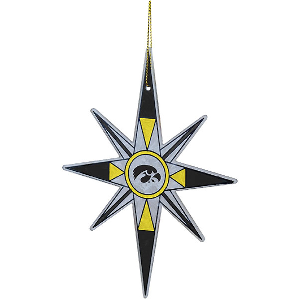 Iowa Hawkeyes Snowflake Ornament