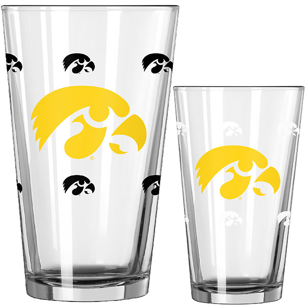Iowa Hawkeyes Color Changing Pint