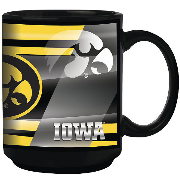 Iowa Hawkeyes Shadow Design Mug