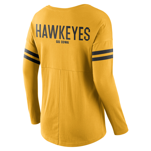 Iowa Hawkeyes Women's Long Sleeve Tailgate Top