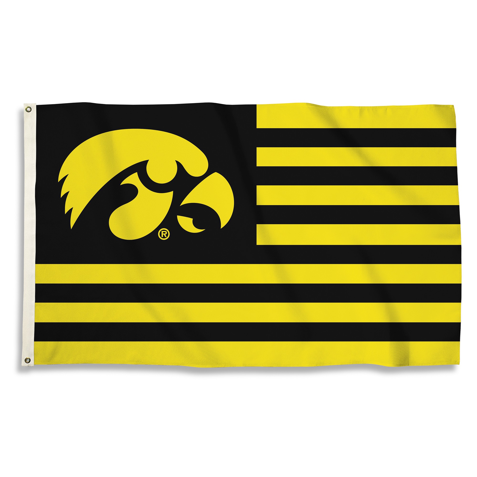 Iowa Hawkeyes Premium Stripe 3'x5' Flag