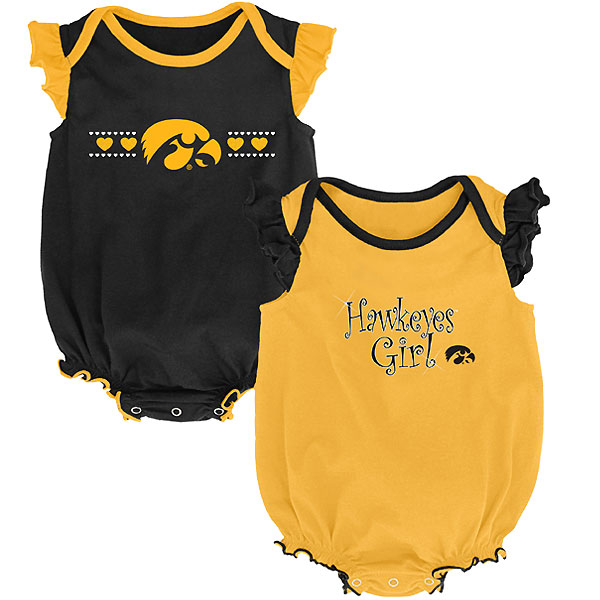 Iowa Hawkeyes Infant Homecoming 2 Pack Creeper