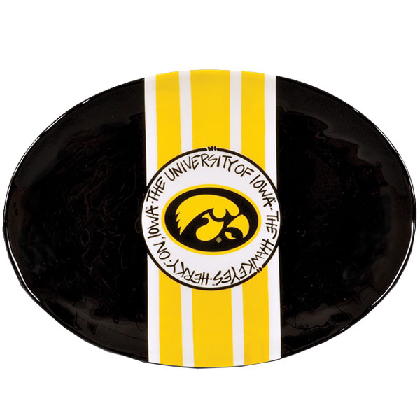 Iowa Hawkeyes Mascot Platter