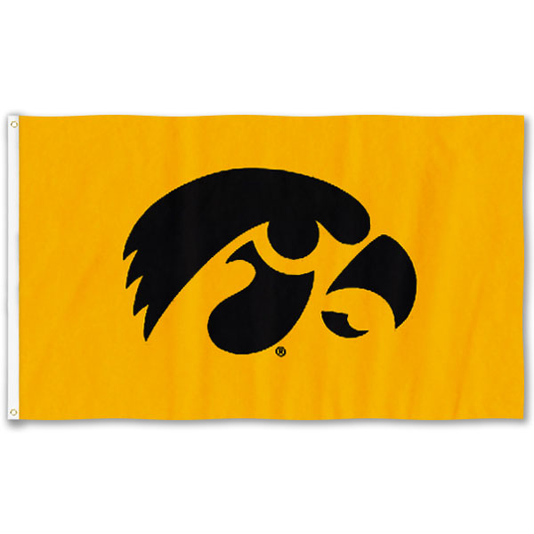 Iowa Hawkeyes 2' x 3' Logo Flag