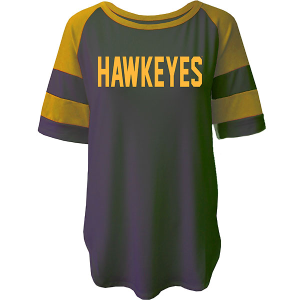 Iowa Hawkeyes Women's Avery Stripe Tee