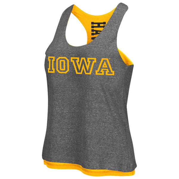 Iowa Hawkeyes Women's Double Twist Tank