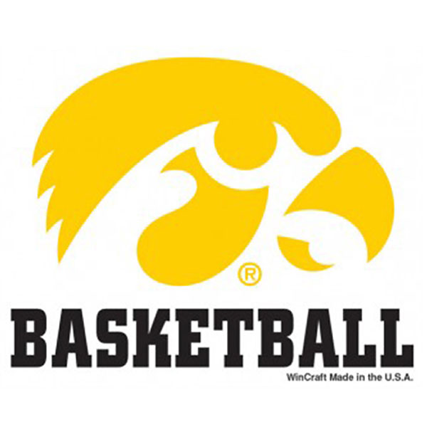 Iowa Hawkeyes Basketball Decal