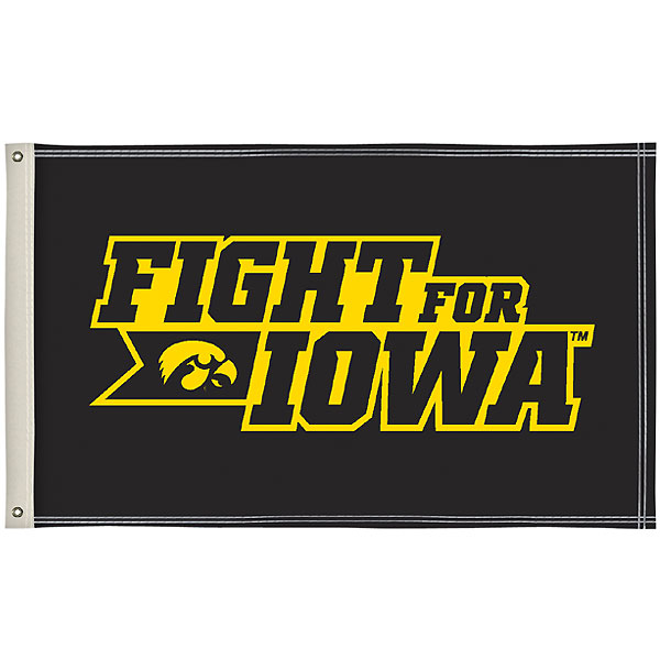 Iowa Hawkeyes Fight for Iowa Flag