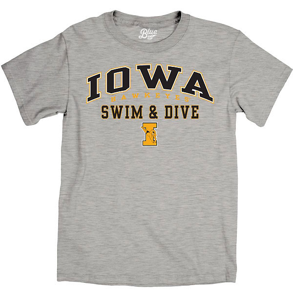 Iowa Hawkeyes Swimming and Diving Starset Tee