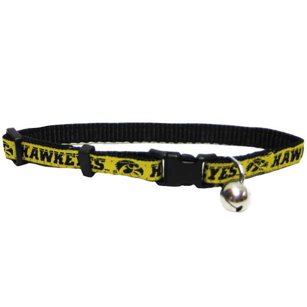 Iowa Hawkeyes Adjustable Cat Collar