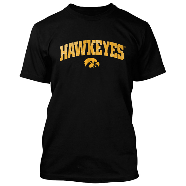 Iowa Hawkeyes "HAWKEYES" Logo Tee