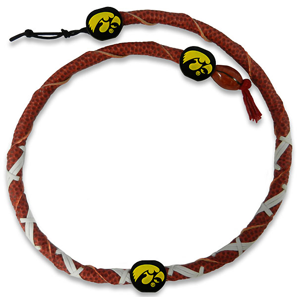 Iowa Hawkeyes Football Necklace