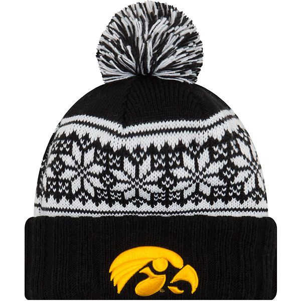 Iowa Hawkeyes Women's Snowy Pom Knit Hat