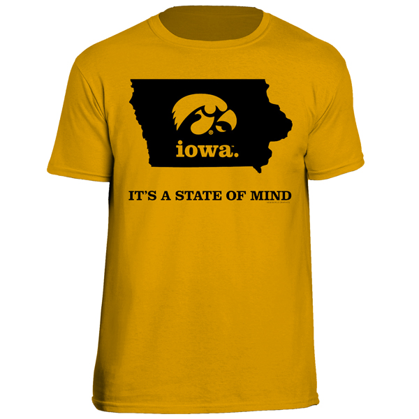 Iowa Hawkeyes State of Mind Tee