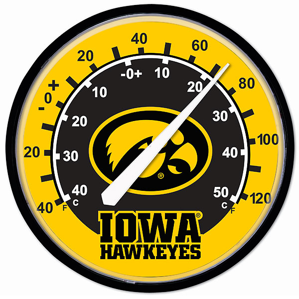 Iowa Hawkeyes Thermometer