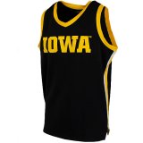 Iowa Hawkeyes Youth Custom Black Basketball Jersey