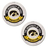 Iowa Hawkeyes Circle Logo Coaster Set