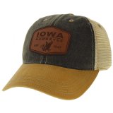 Iowa Hawkeyes Black/Gold Trucker Hat