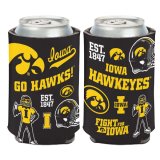 Iowa Hawkeyes Scatter Print Can Cooler