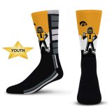 Iowa Hawkeyes Youth Mascot Drip Socks