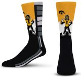Iowa Hawkeyes Mascot Drip Socks