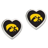 Iowa Hawkeyes Heart Earrings