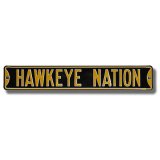 Iowa Hawkeyes "Hawkeye Nation" Street Sign