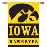 Iowa Hawkeyes 2-Sided 28'' X 40'' Banner W/ Pole Sleeve
