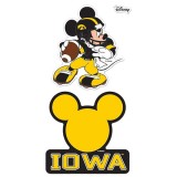 Iowa Hawkeyes Disney 4" X 8" Decal Set