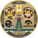 Iowa Hawkeyes Football Dart Board