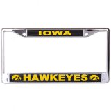 Iowa Hawkeyes Metal License Printed Frame