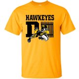 Iowa Hawkeyes Defense Gold Tee