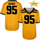 Iowa Hawkeyes Youth Graves Gold Jersey