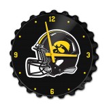 Iowa Hawkeyes Helmet Bottle Cap Clock