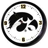 Iowa Hawkeyes Illuminated Clock