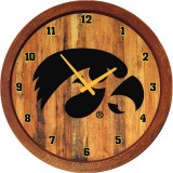Iowa Hawkeyes Tigerhawk Barrel Clock
